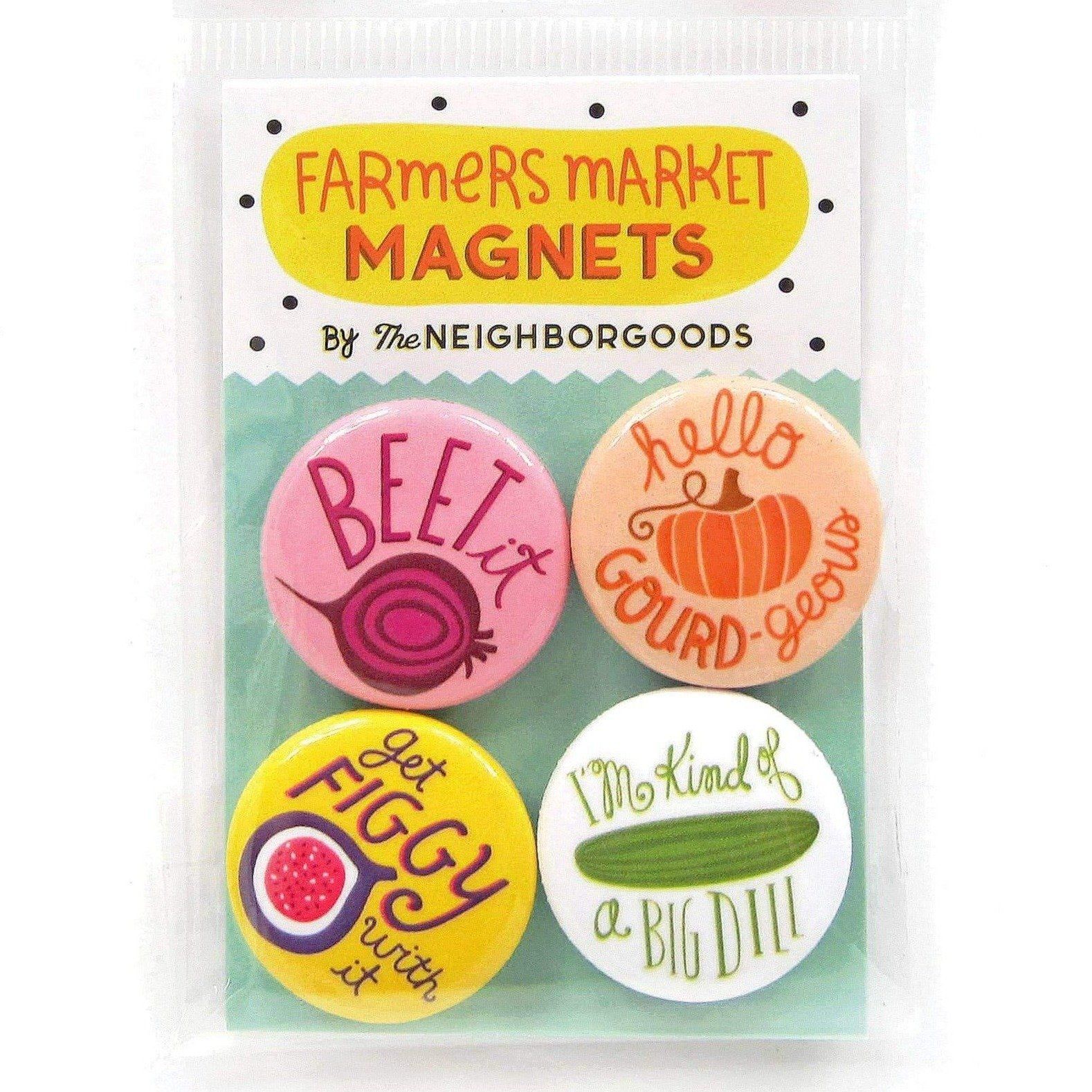 Mini Magnet Set - Farmers Market - Gift & Gather