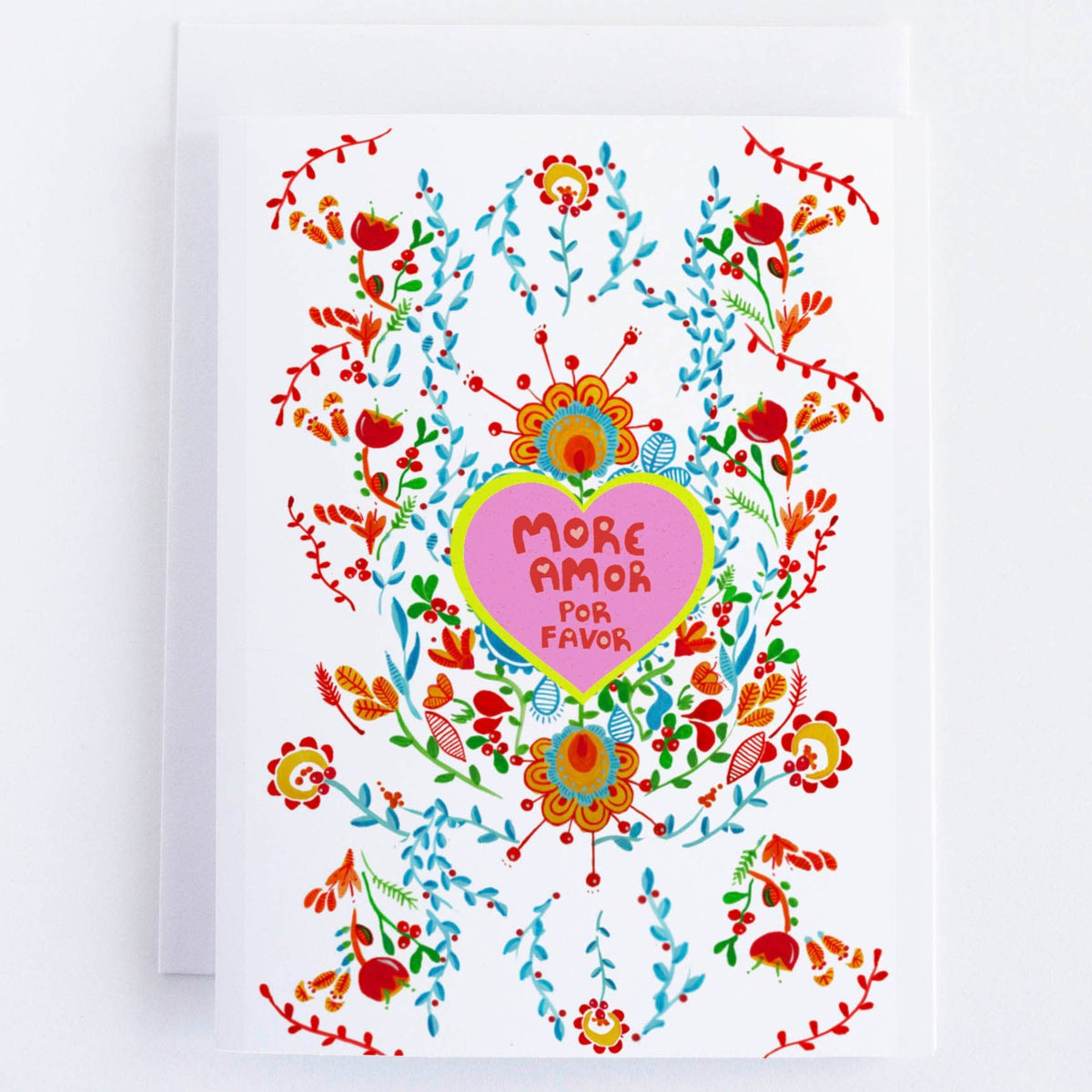 More Amor Por Favor Greeting Card - Gift & Gather