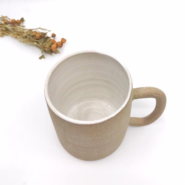 Mug Emma - Unglazed Clay Mug With Handle - Gift & Gather