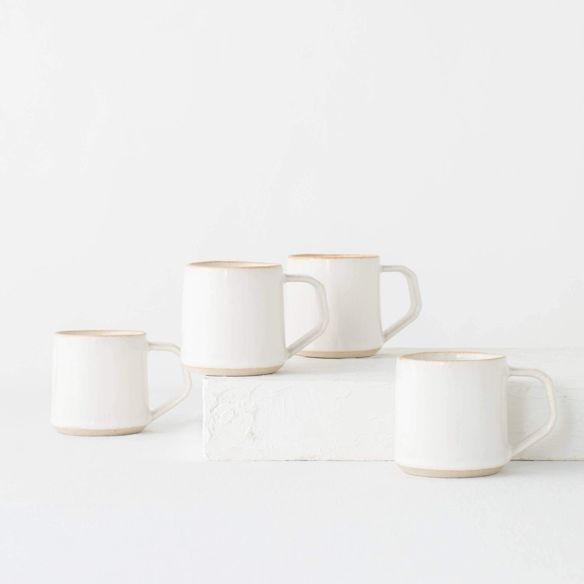 Mug - Minimal - Ivory Glazed - Gift & Gather