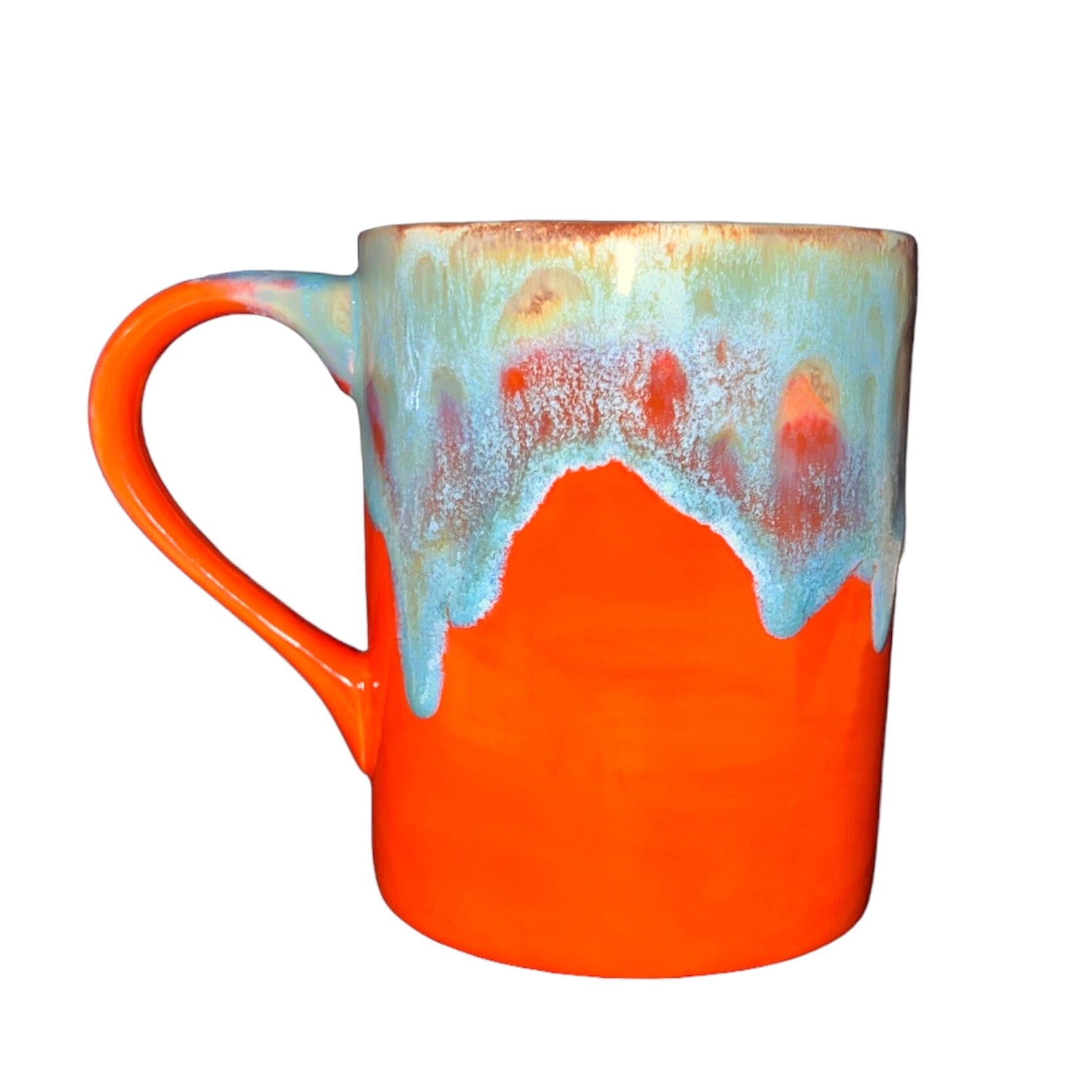 Mug - Straight - Small - 14oz - Orange - Gift & Gather