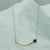 Necklace - Curved Cylinder With Black Lava - Gift & Gather