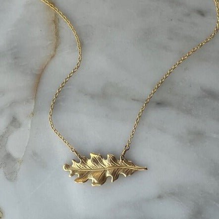 Necklace - Oak Leaf - Gift & Gather