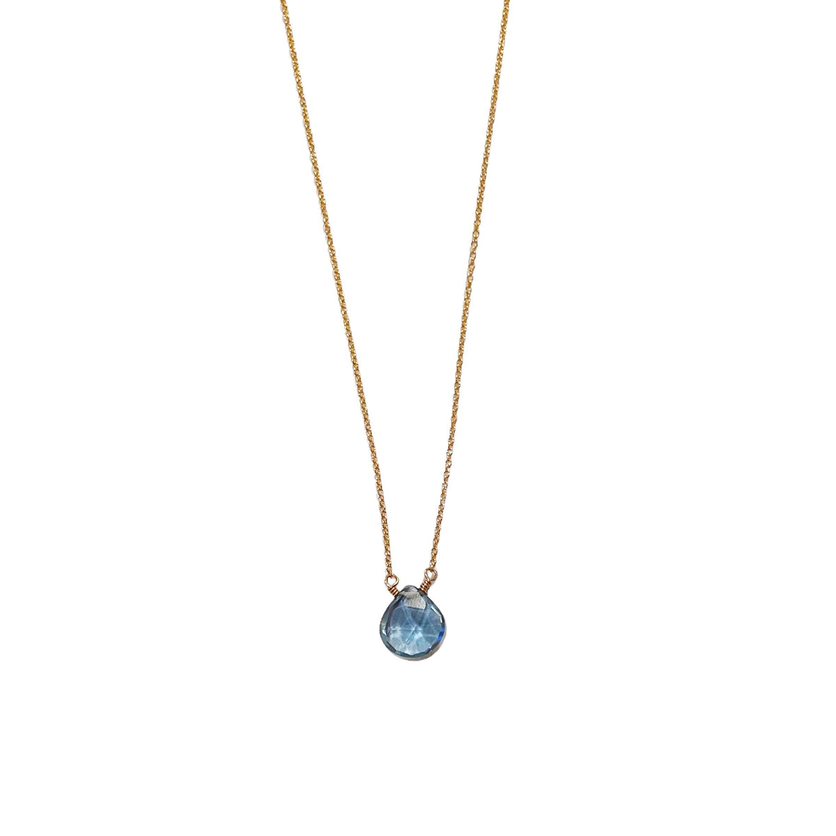 Necklace - Olivia - Blue Quartz - Gift & Gather