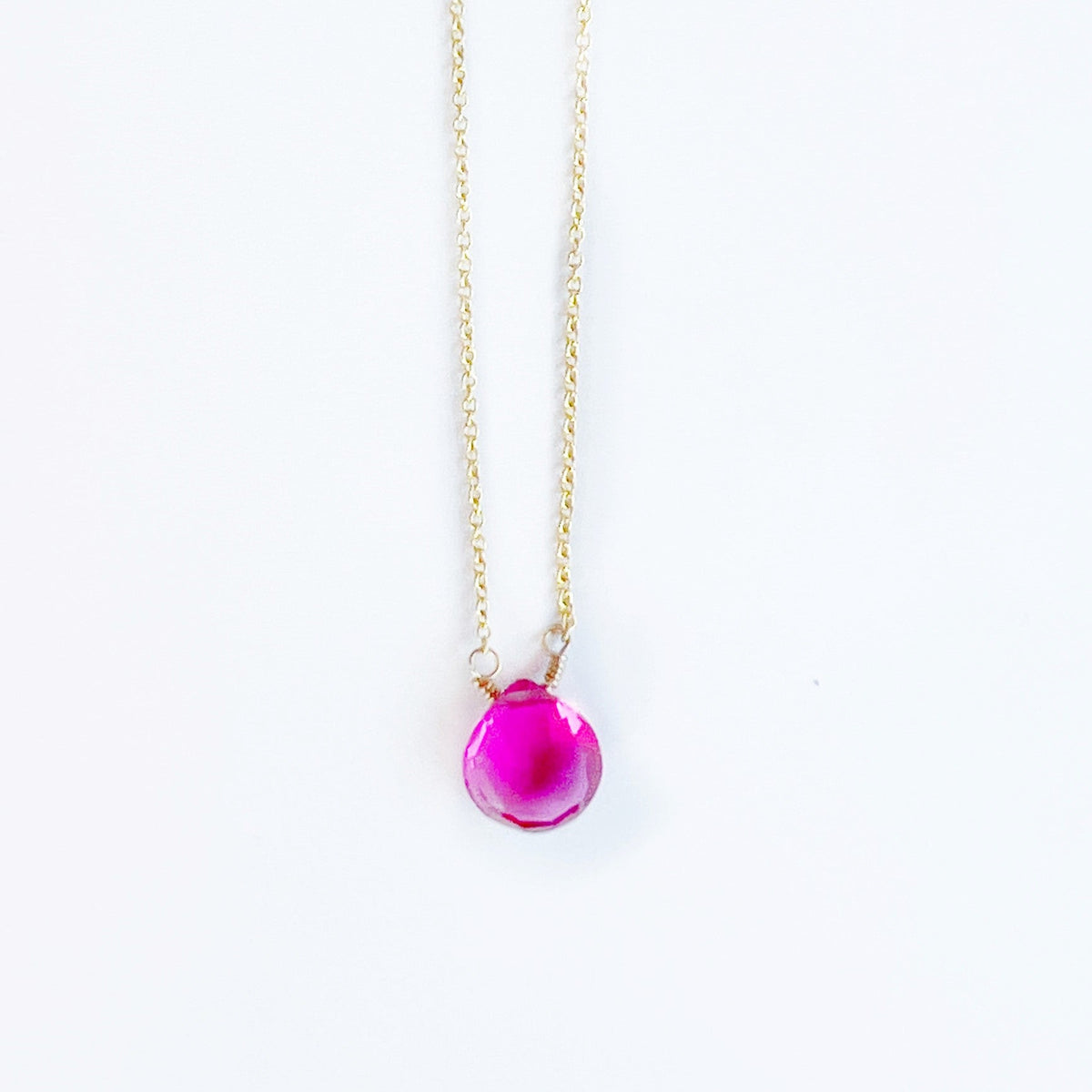 Necklace - Olivia - Pink Quartz - Gift & Gather