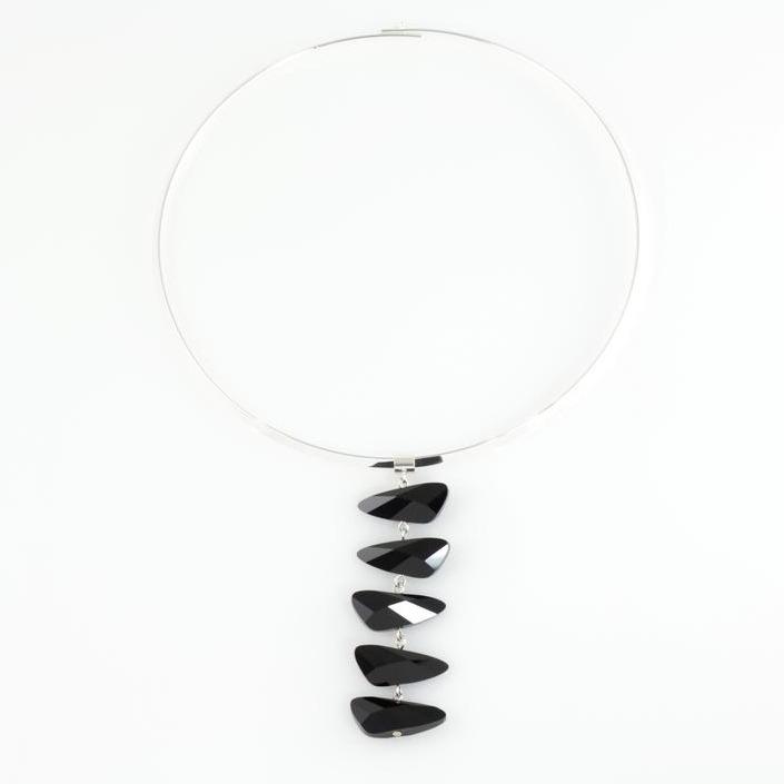 Necklace - Reflections - Jet Black - Gift & Gather