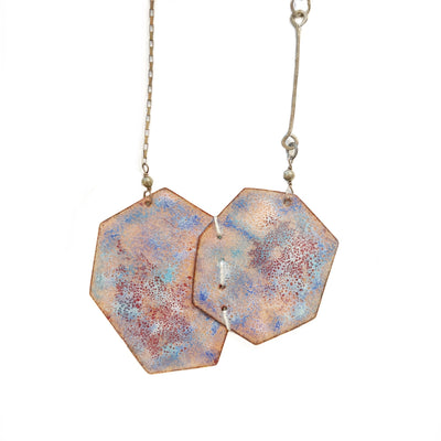 Necklace - Reversible - Heptagons - Gift & Gather
