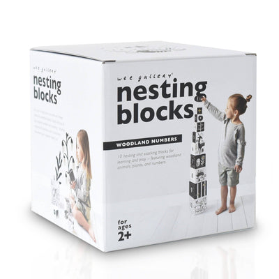 Nesting Blocks - Woodland Numbers - Gift & Gather