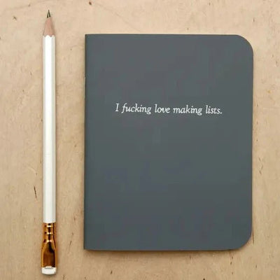 Notebook - I Fucking Love Making Lists - Gift & Gather