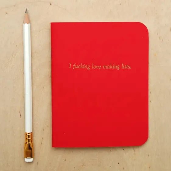Notebook - I Fucking Love Making Lists - Gift & Gather