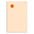 Notepad - Dot - Orange - Gift & Gather