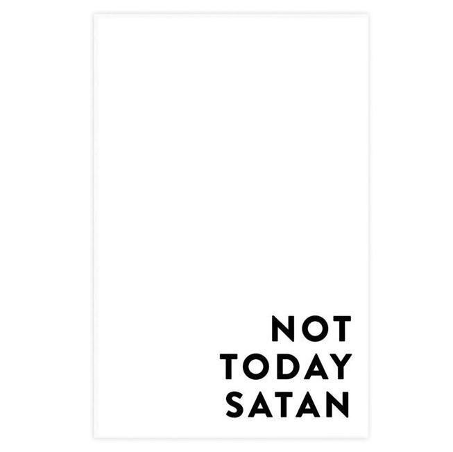 Notepad - Not Today Satan - Gift & Gather