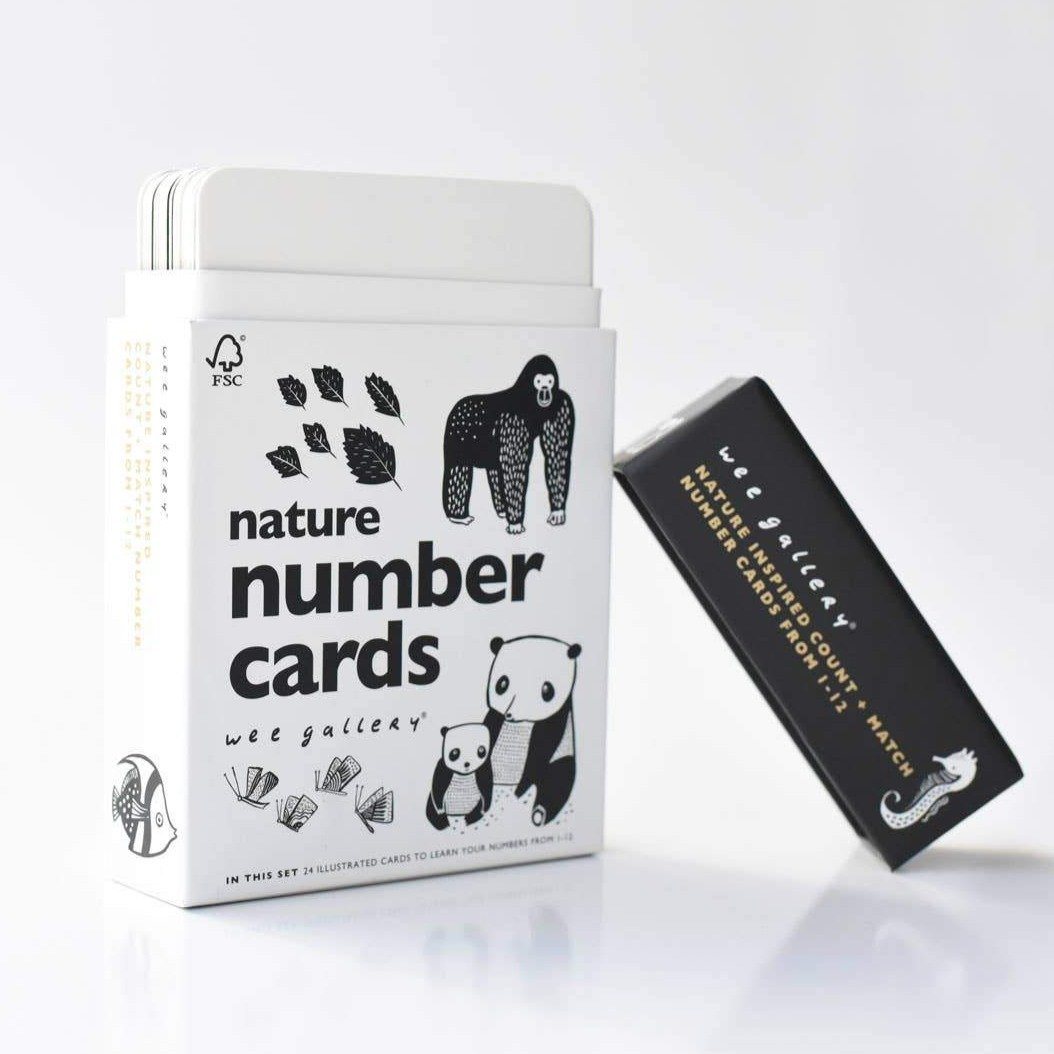 Number Cards - Nature Gift & Gather Wee Gallery 