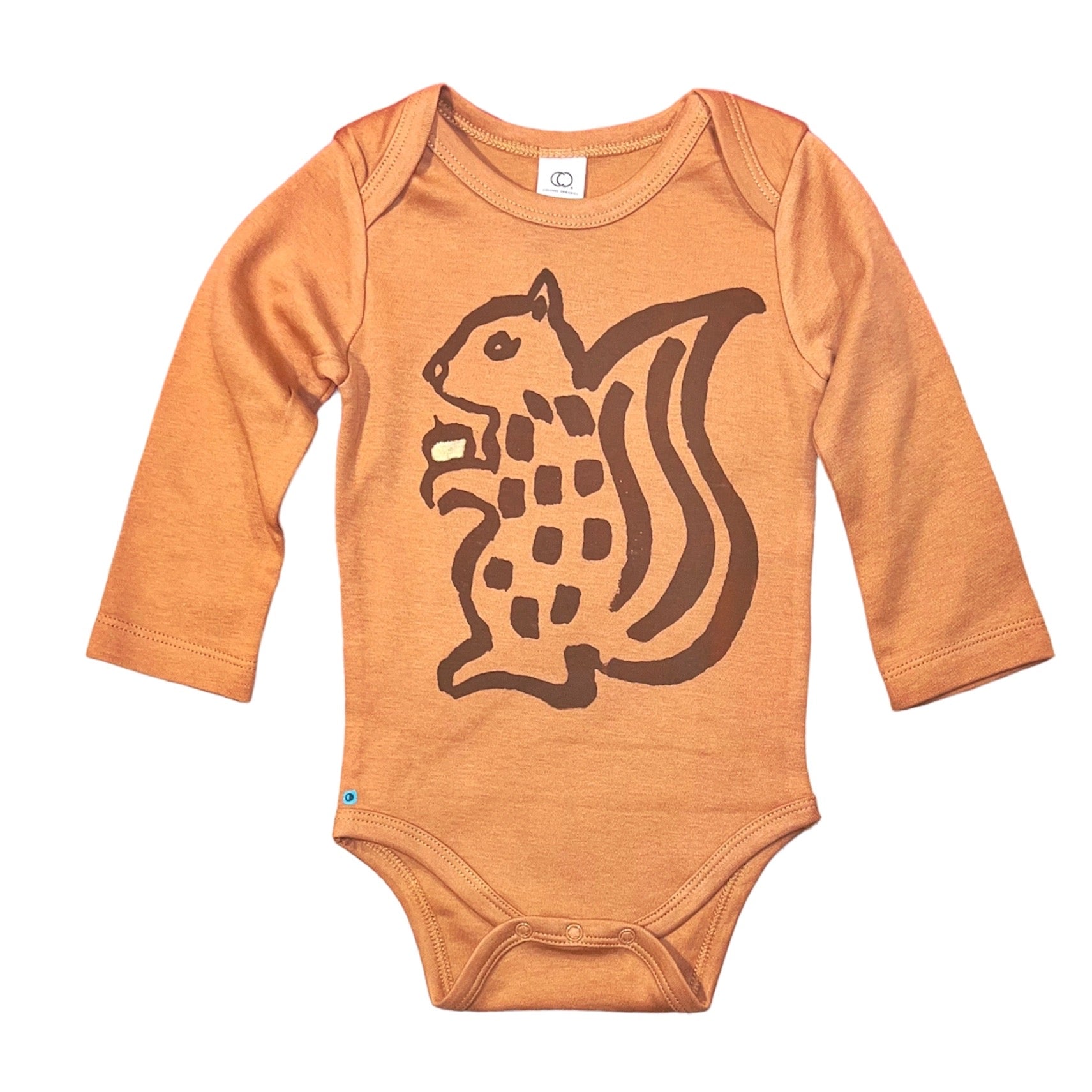 Onesie Squirrel Long Sleeve Ginger Gift Gather