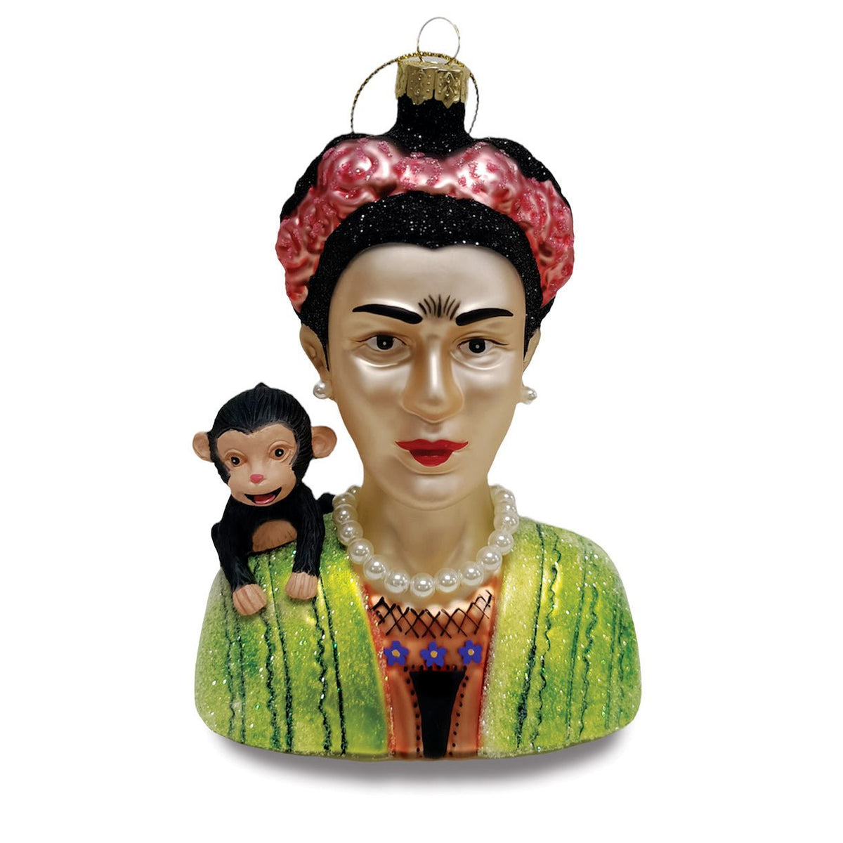Ornament - Frida With Monkey - Gift & Gather