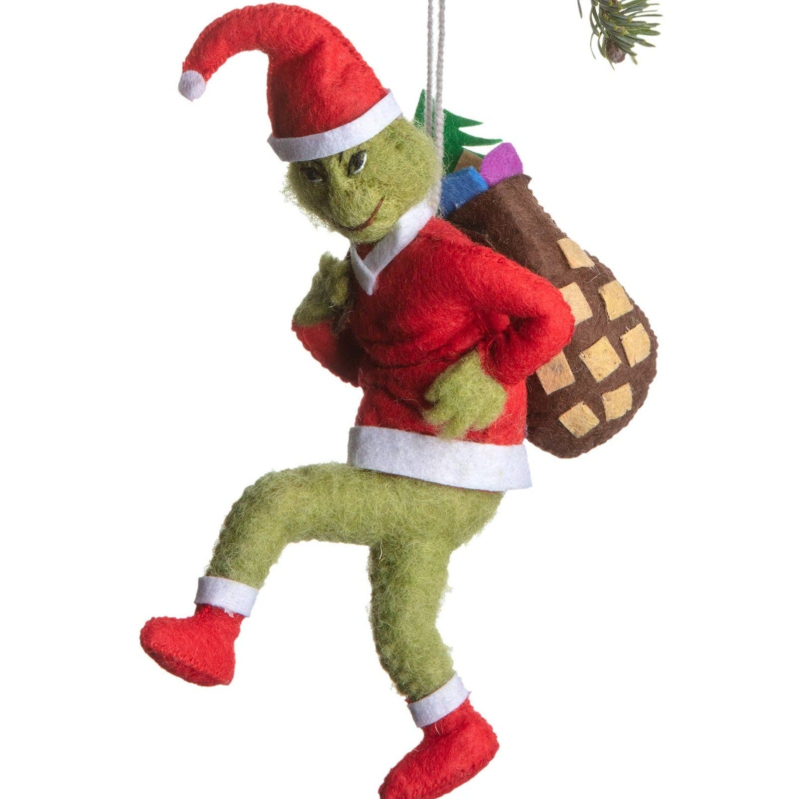 Ornament - Grinch Santa - Gift & Gather
