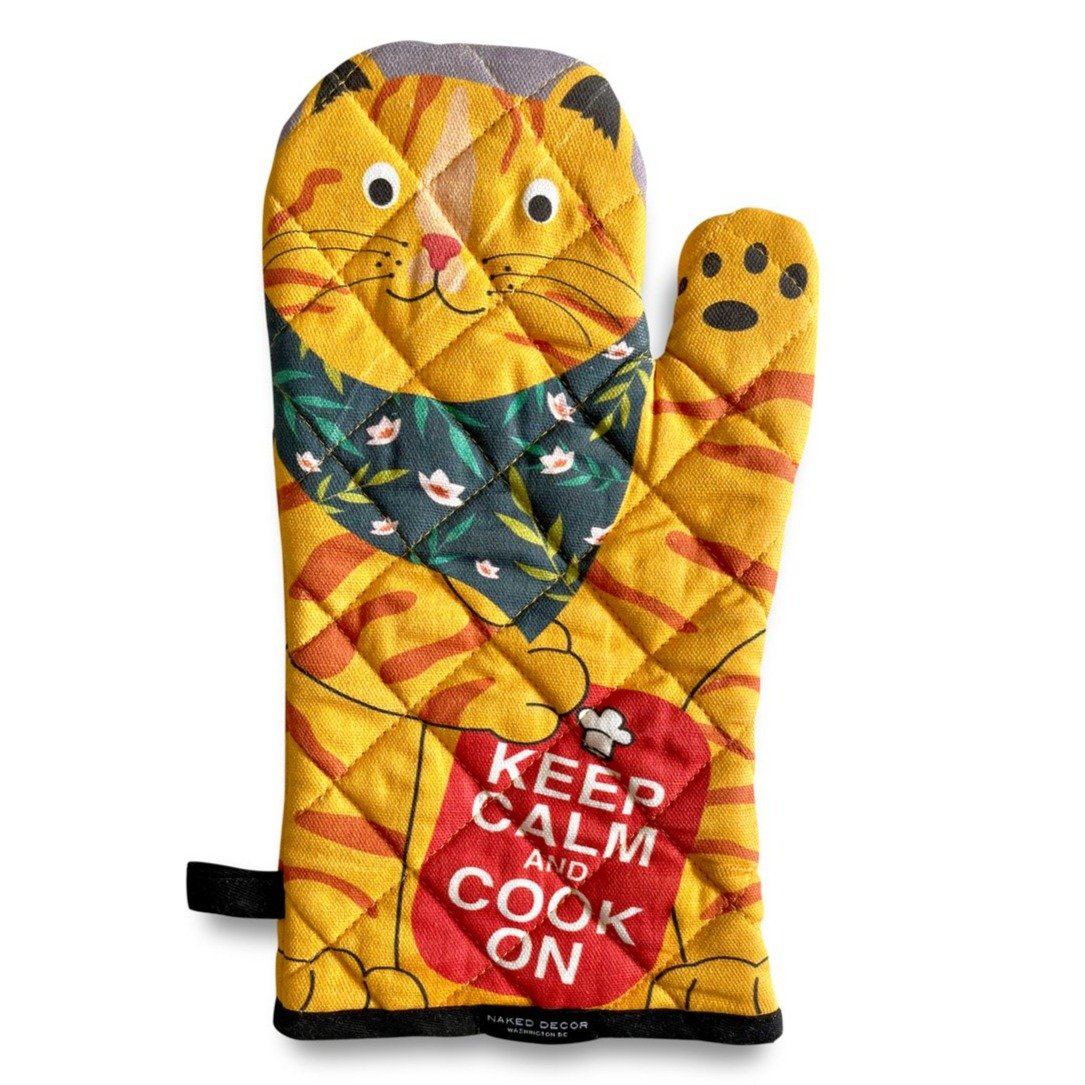 Oven Mitt - Orange Tabby - Gift & Gather