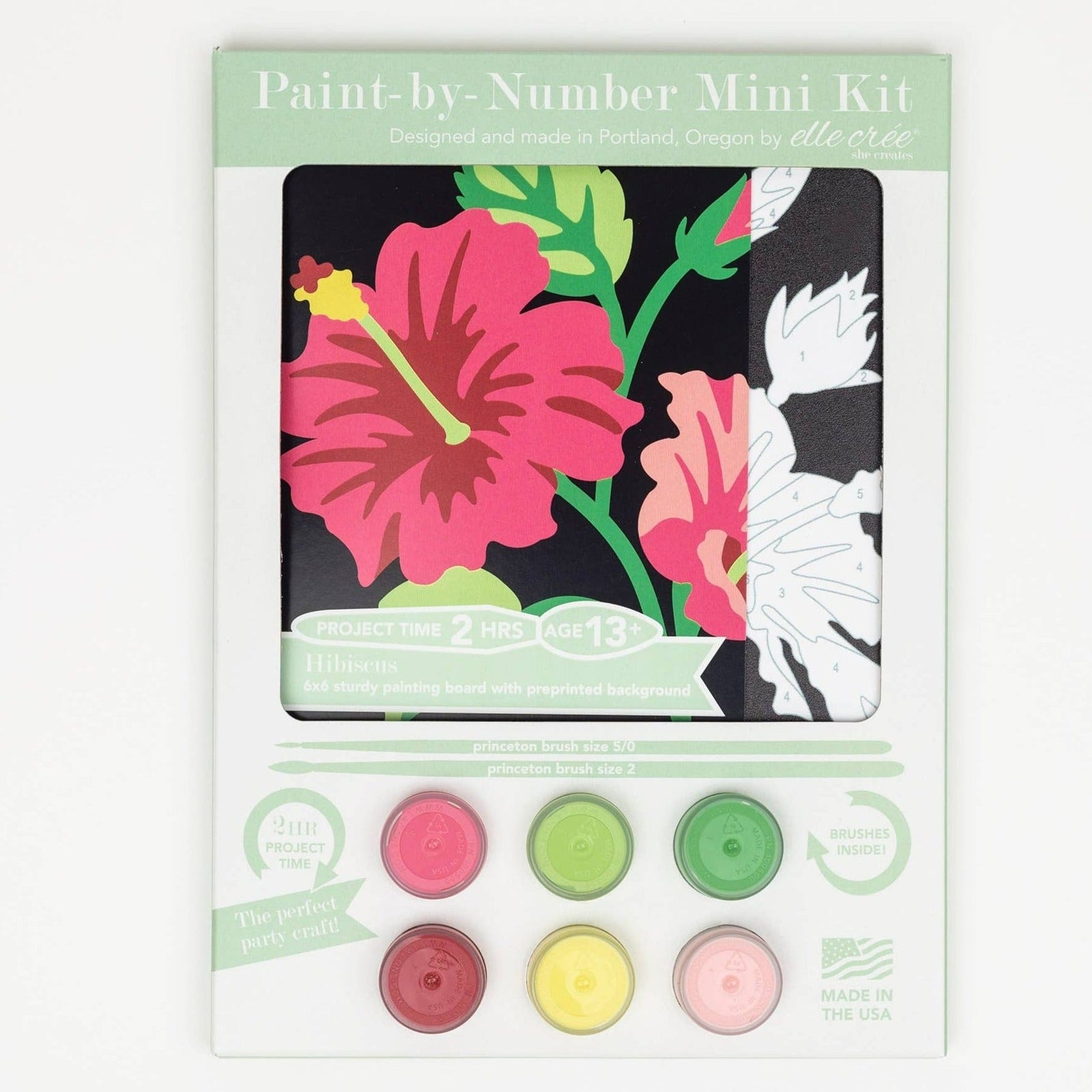 Paint-by-Number Kit - Mini - Sparrow - Gift & Gather