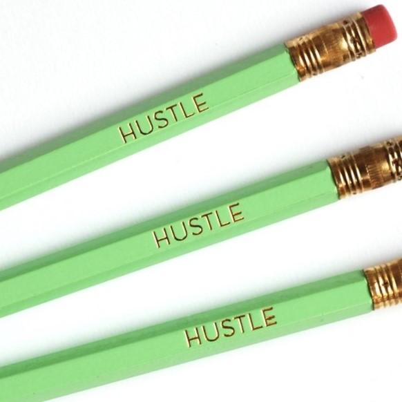 Pencil - Set of 3 - Hustle - Gift & Gather