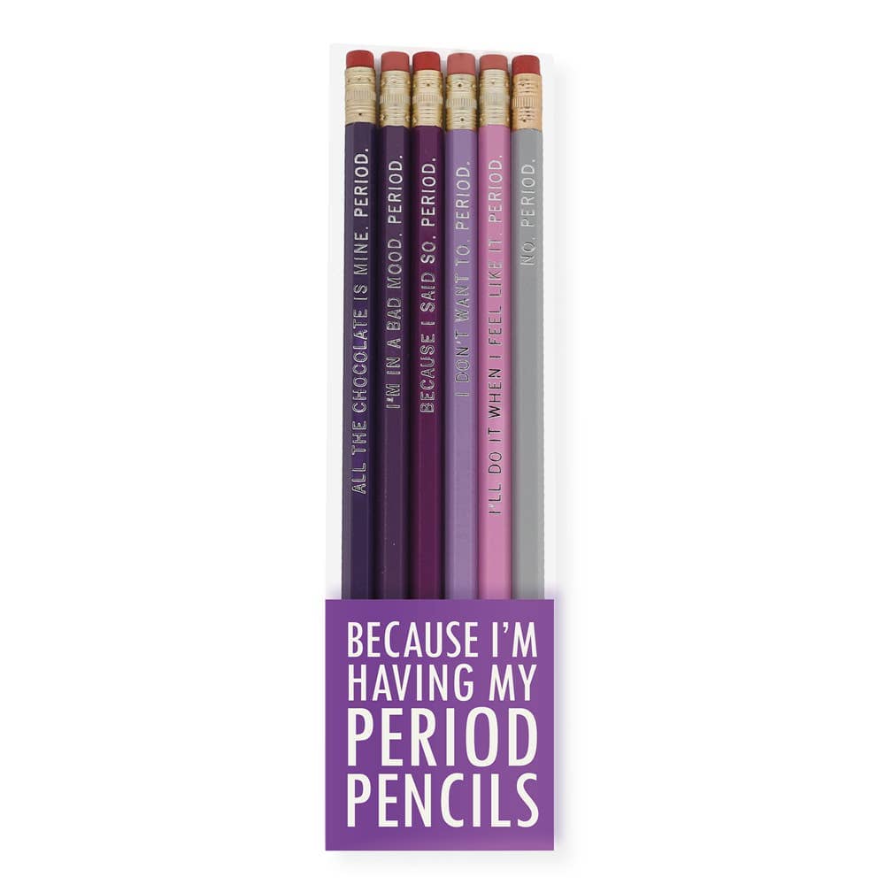 Pencil Set - Period! - Gift & Gather
