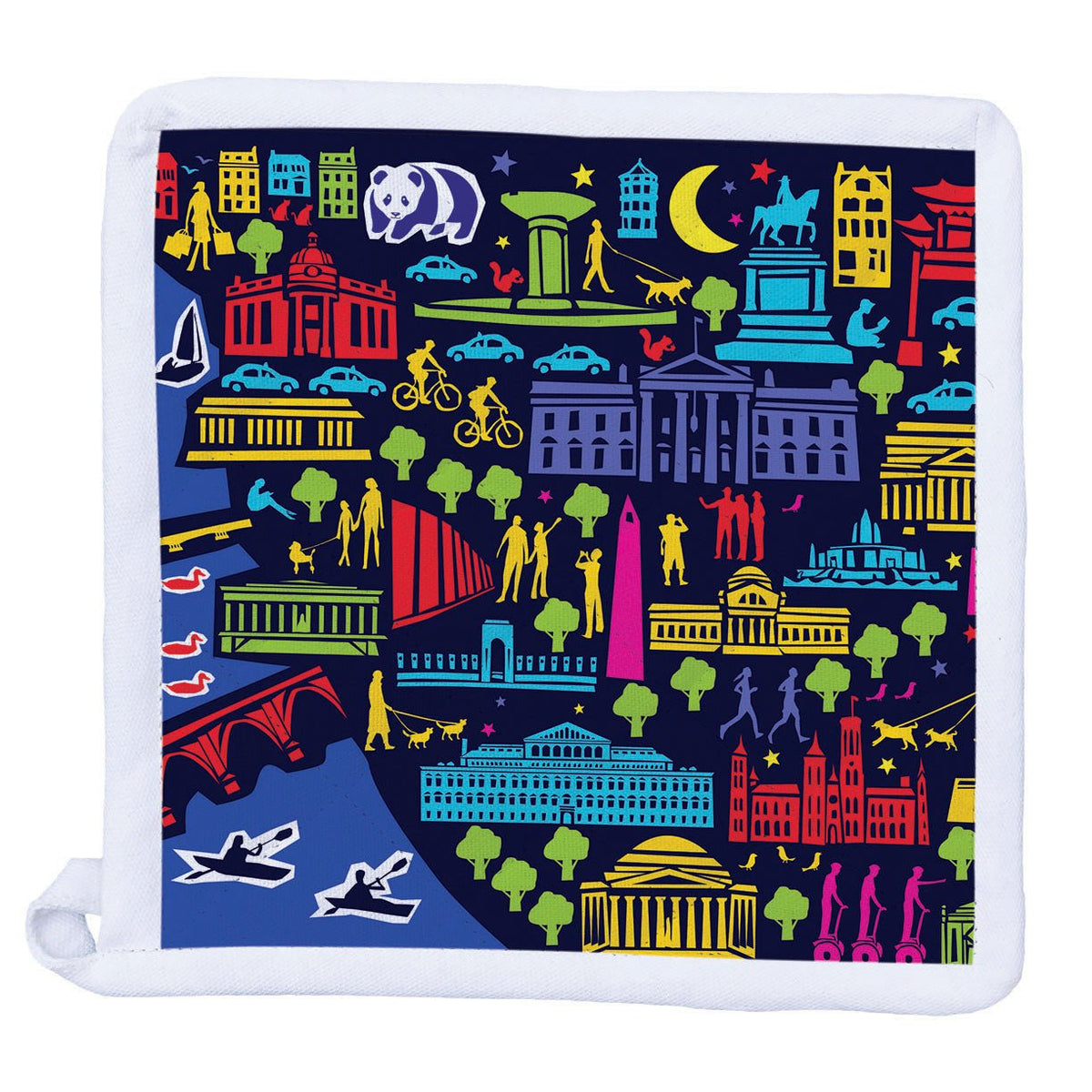 Pot Holder - DC by Night - Gift & Gather