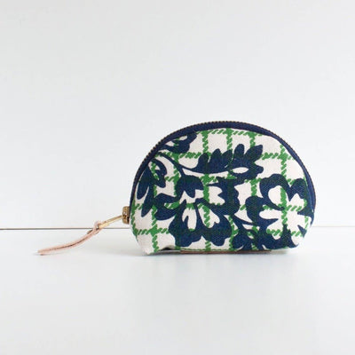 Pouch - Navy & Kelly Green Betty Darlene - Gift & Gather