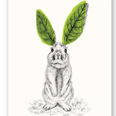 Print - Green Bunny - Gift & Gather