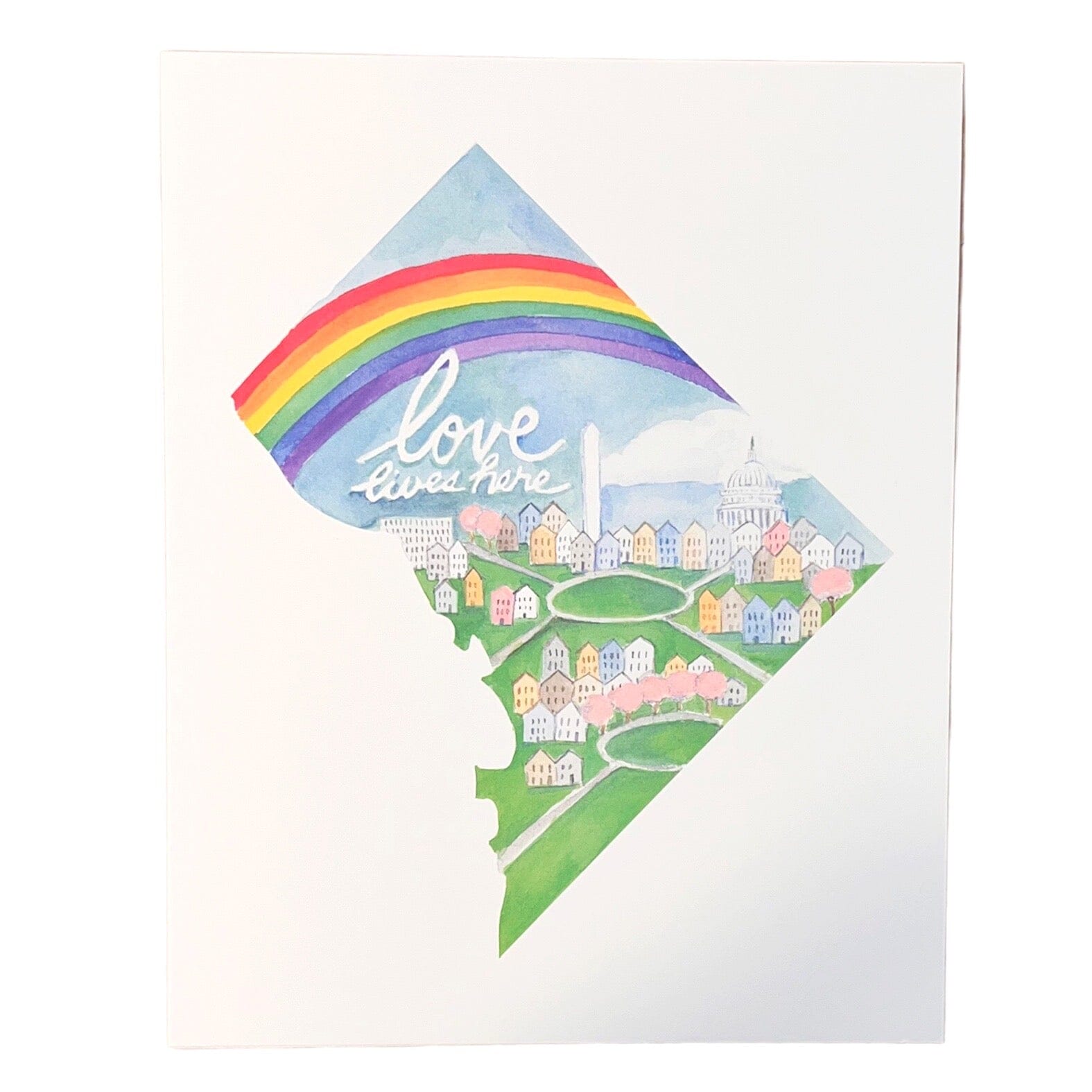 Print - Love Lives Here DC - Gift & Gather