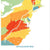 Print - Map - Appalachian Trail - Multicolor - Gift & Gather