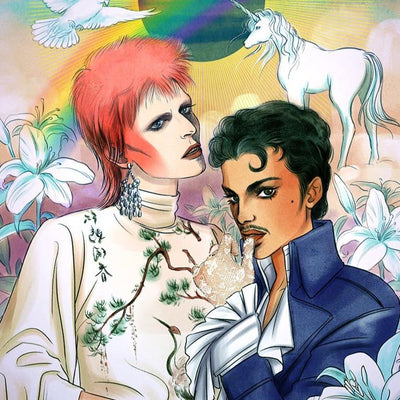 Print- Prince and Bowie - Gift & Gather