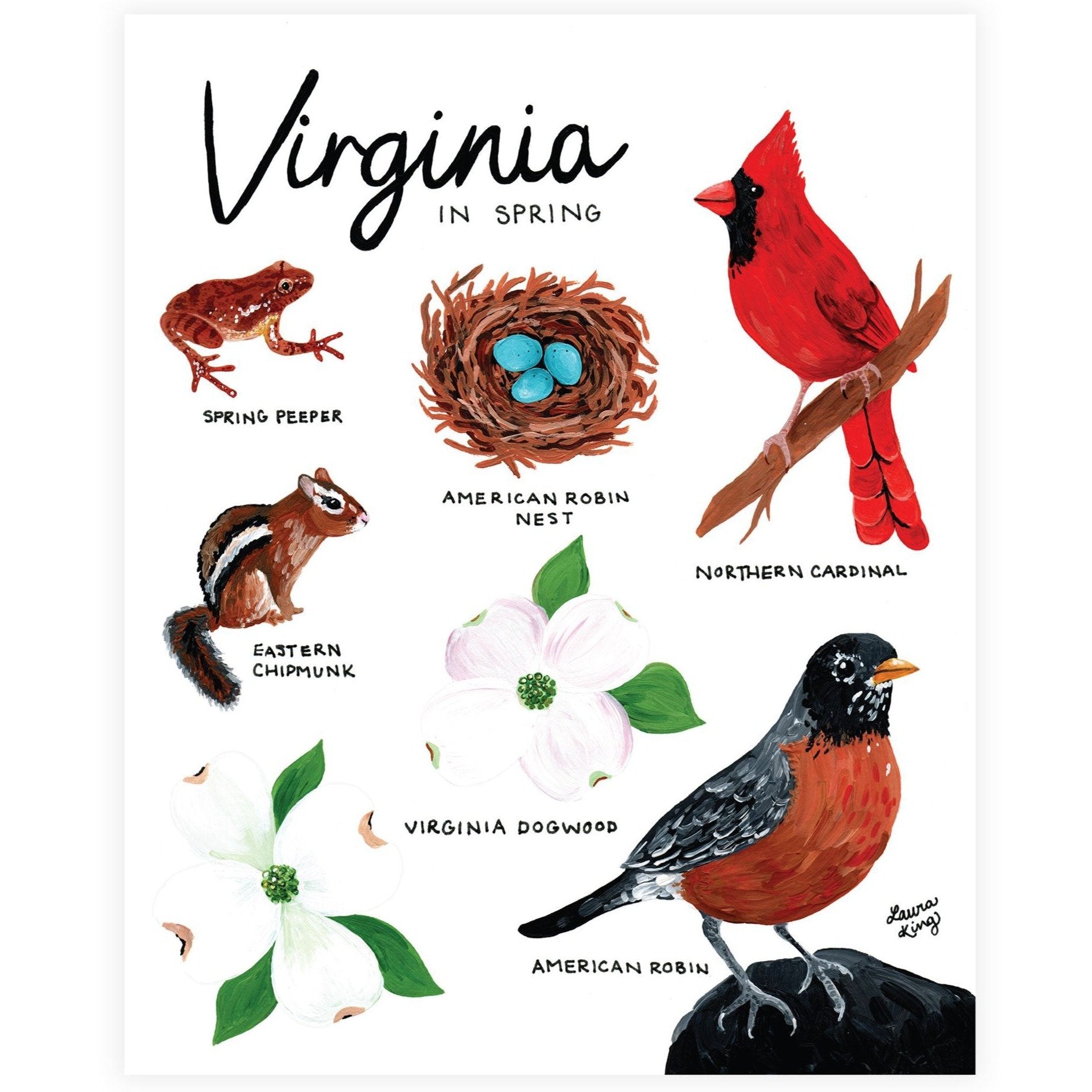 Print - Virginia in Spring - Gift & Gather