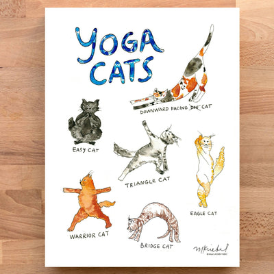 Print - Yoga Cats - Gift & Gather
