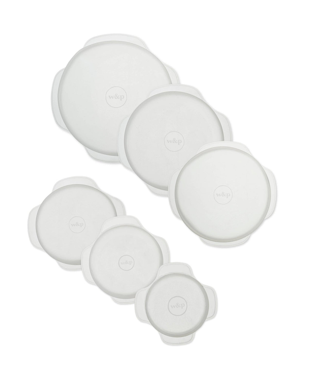 Reusable Stretch Silicone Lids - Set of 6 - Gift & Gather