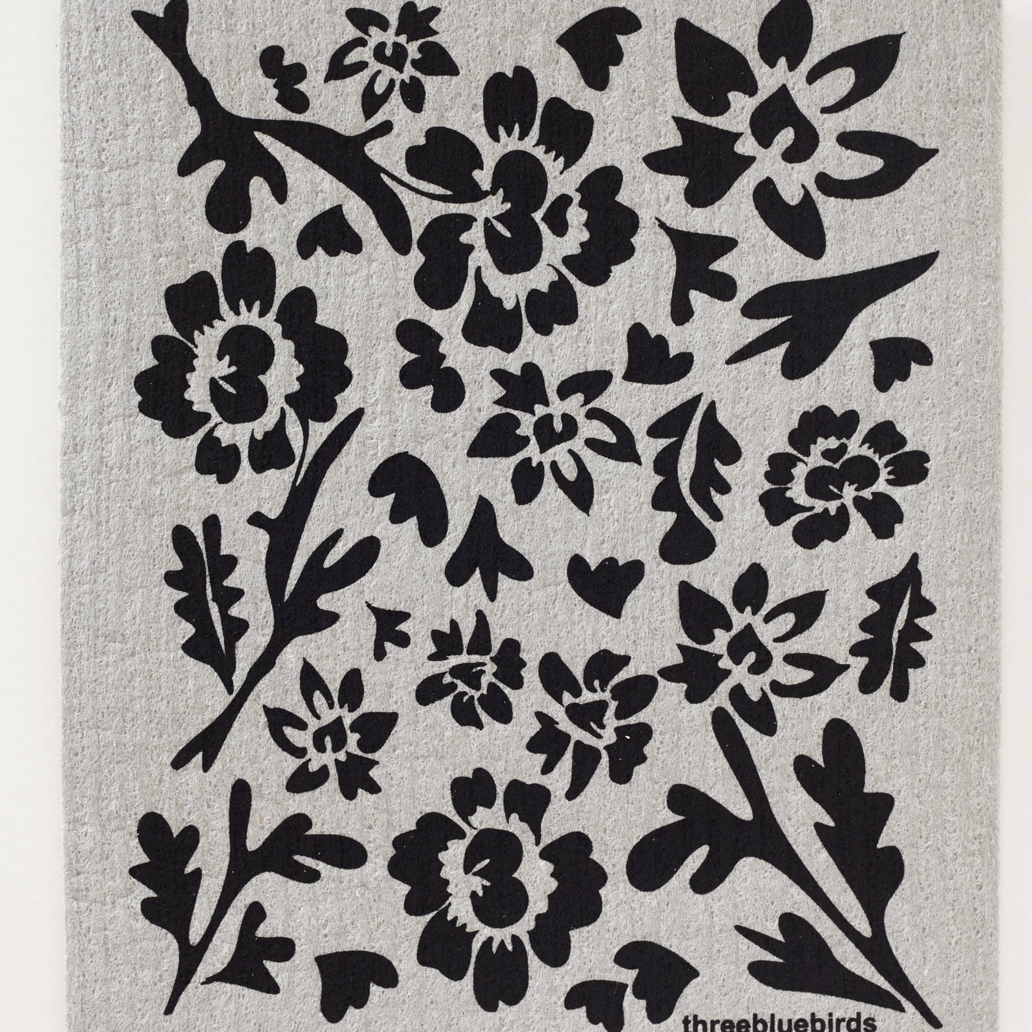 Black Buds Swedish Dishcloth