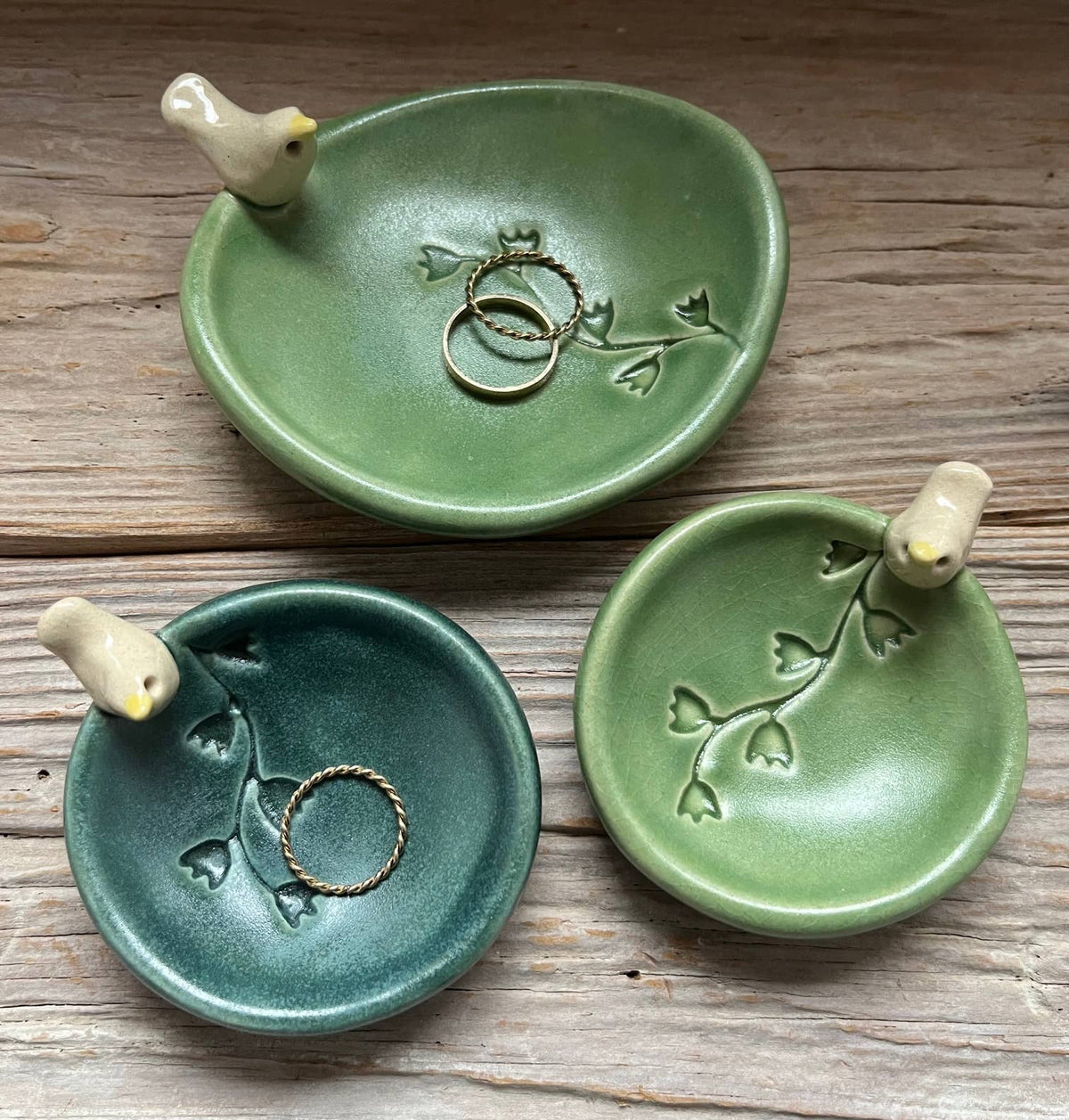 Ring Dish & Jewelry Tray - Bird - Oval - Gift & Gather