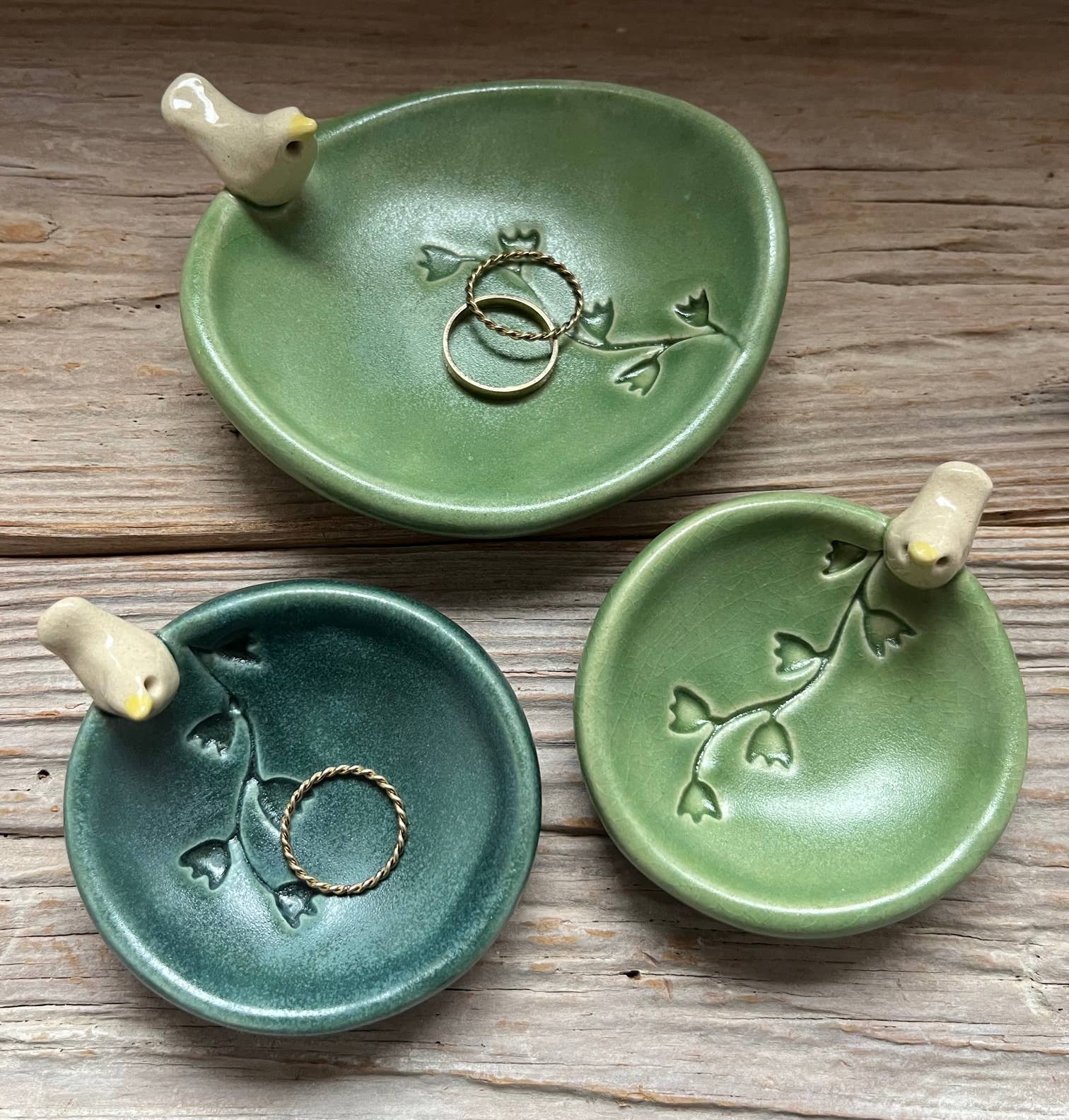 Ring Dish & Jewelry Tray - Bird - Round - Gift & Gather