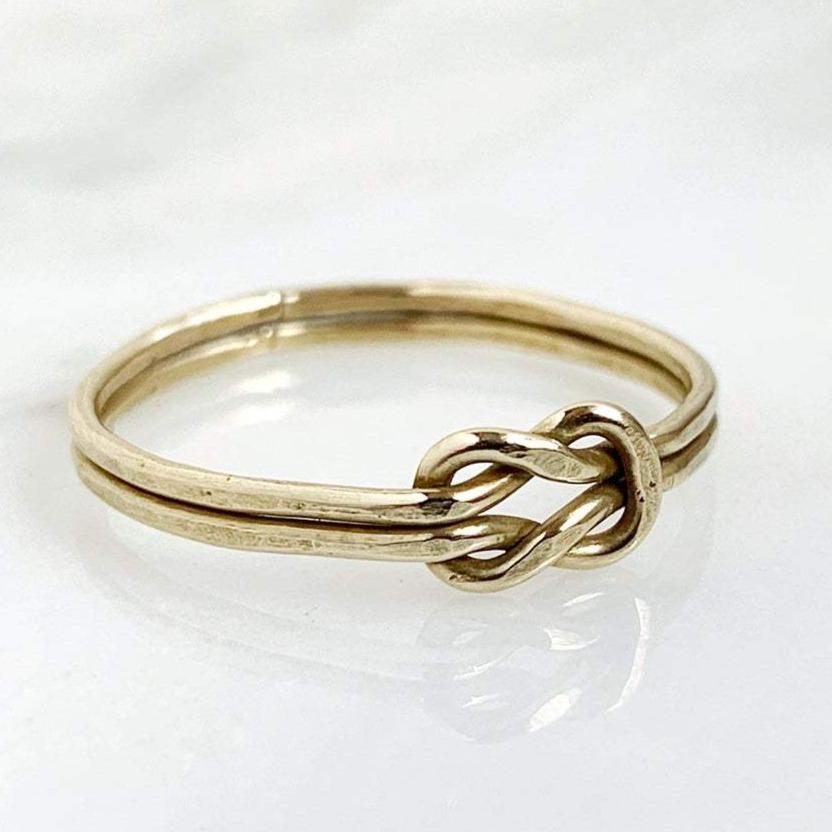 Ring - Knot - Brass - Gift & Gather
