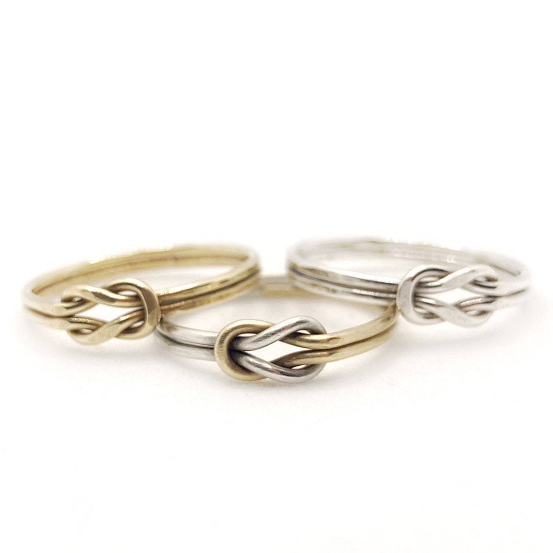 Ring - Square Knot - Solid Silver - Gift & Gather