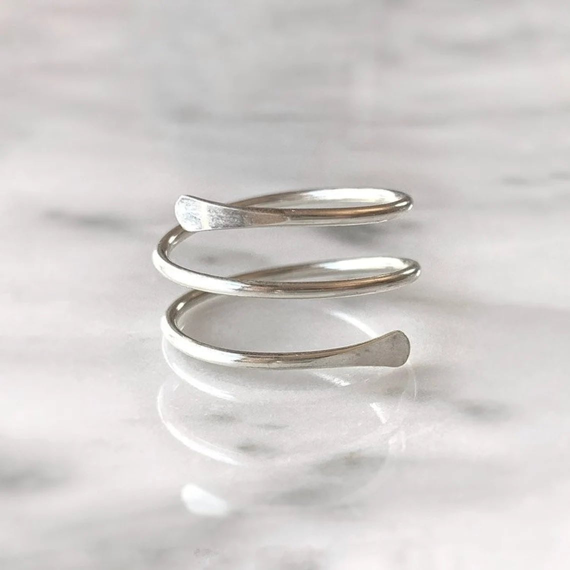Ring - Three Wrap - Sterling Silver - Gift & Gather