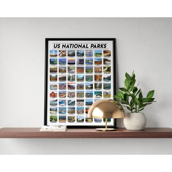 Scratch-Off Poster - National Parks - Gift & Gather