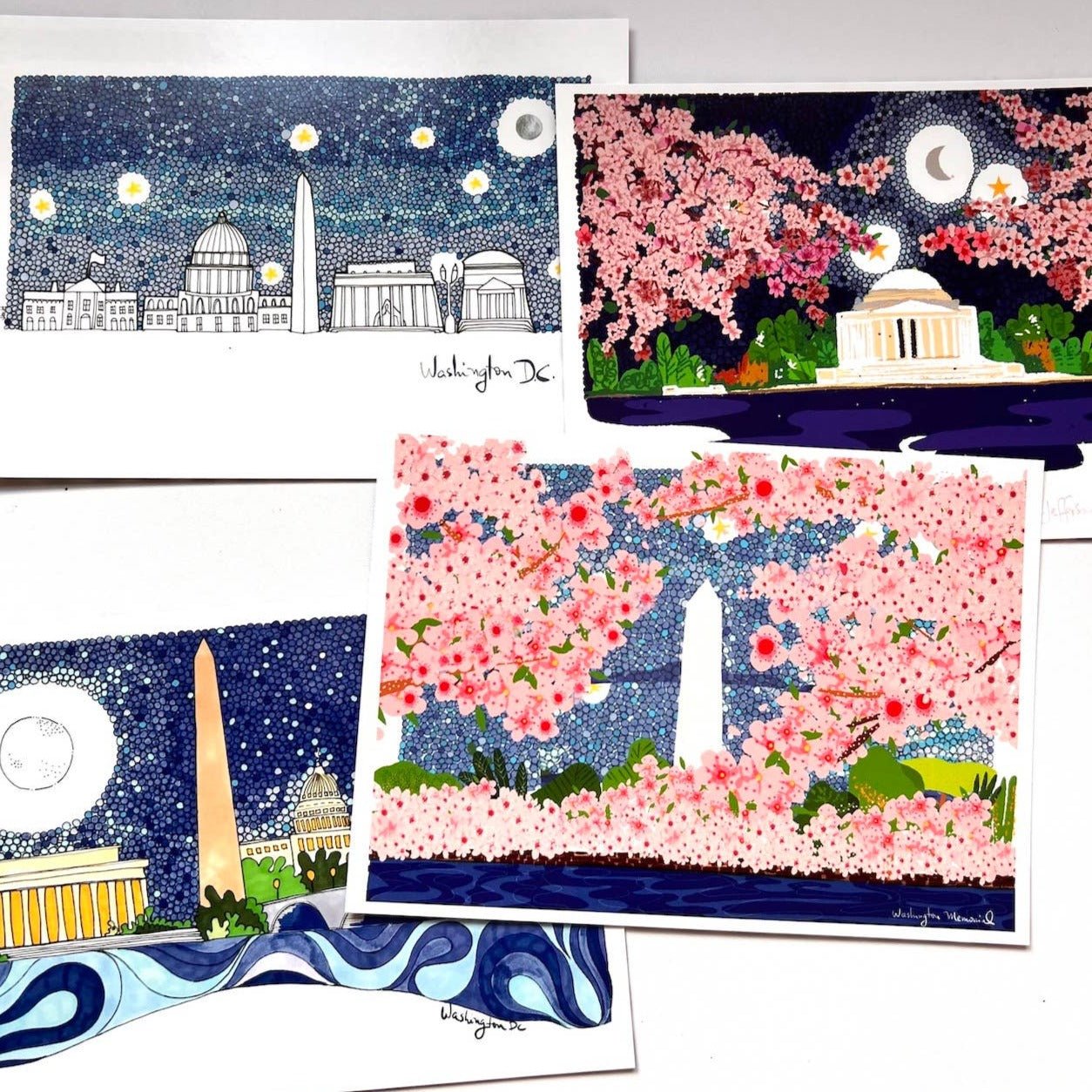 Set of Postcards - Washington DC - Gift & Gather