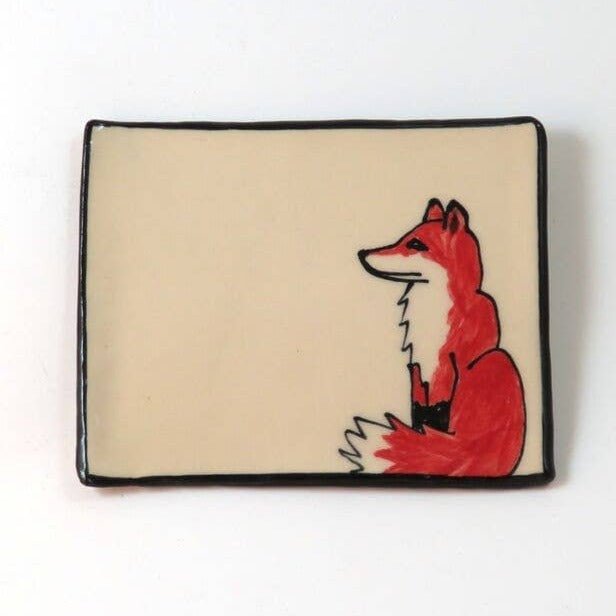 Small Tray - Sitting Fox - Gift & Gather