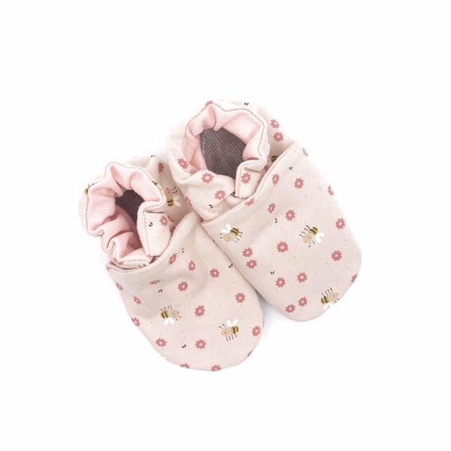 Soft Soled Baby Shoes - Bees - Gift & Gather
