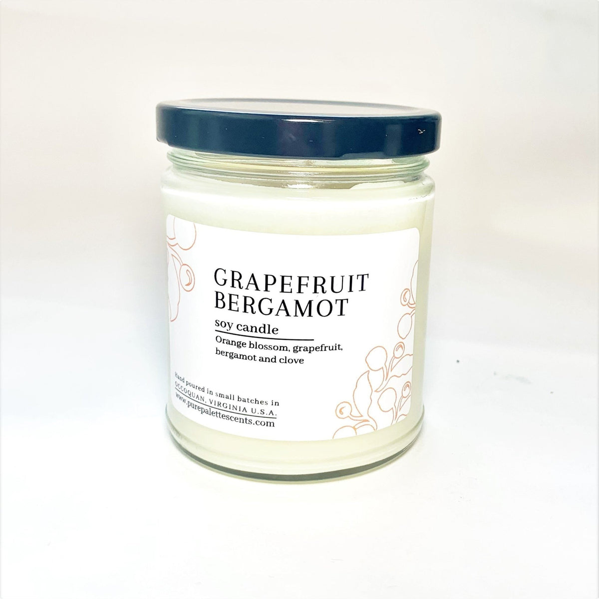 Soy Candle - Grapefruit Bergamot - Gift & Gather