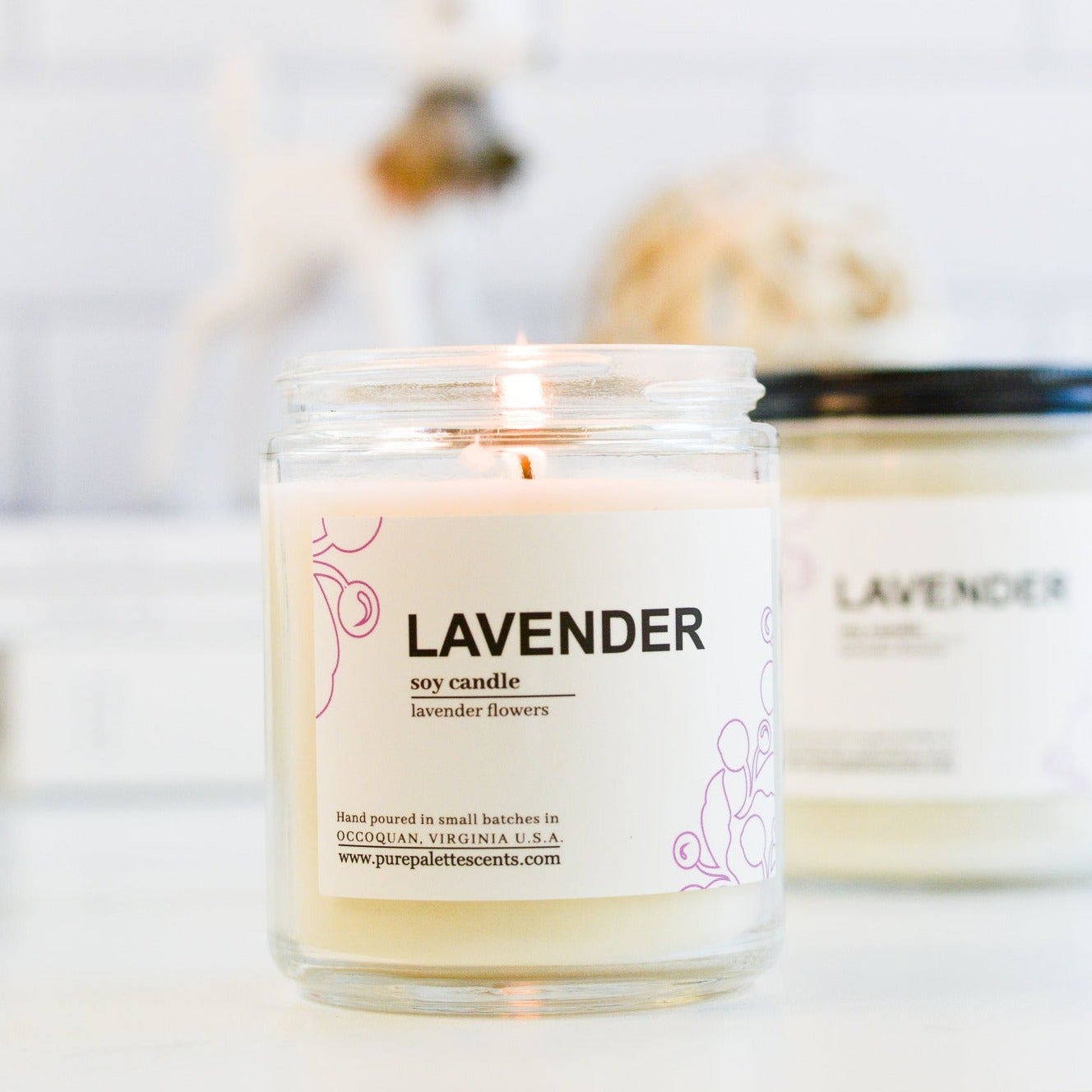 Soy Candle - Lavender - Gift & Gather