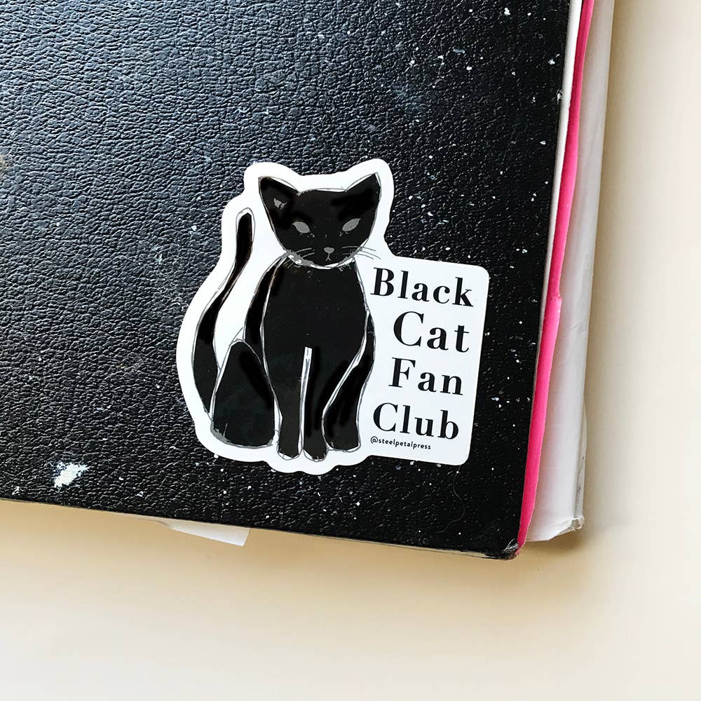 Sticker - Black Cat Fan Club - Gift & Gather