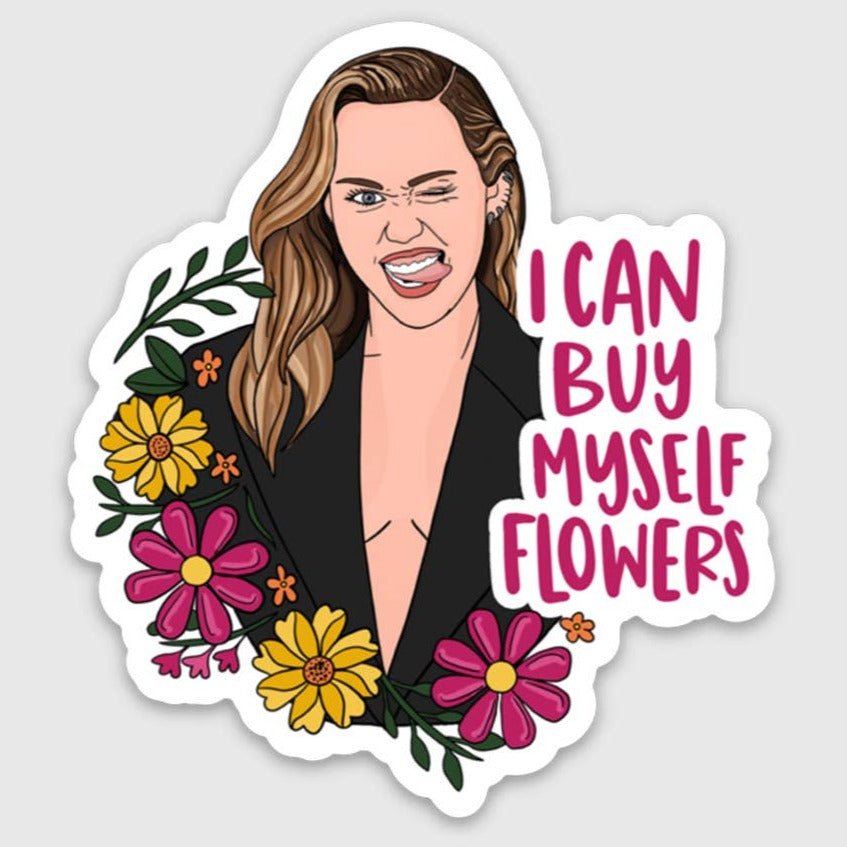Sticker - Buy Myself Flowers - Gift & Gather