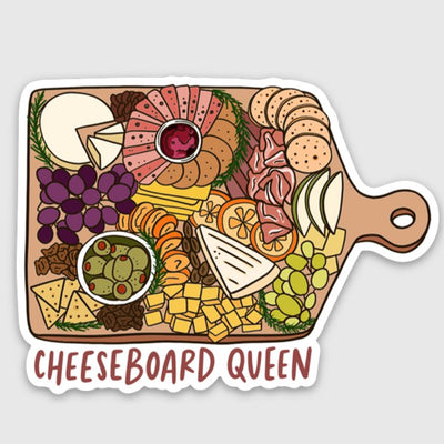 Sticker - Cheeseboard Queen - Gift & Gather