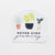 Sticker - Never Stop Growing Plant - Gift & Gather