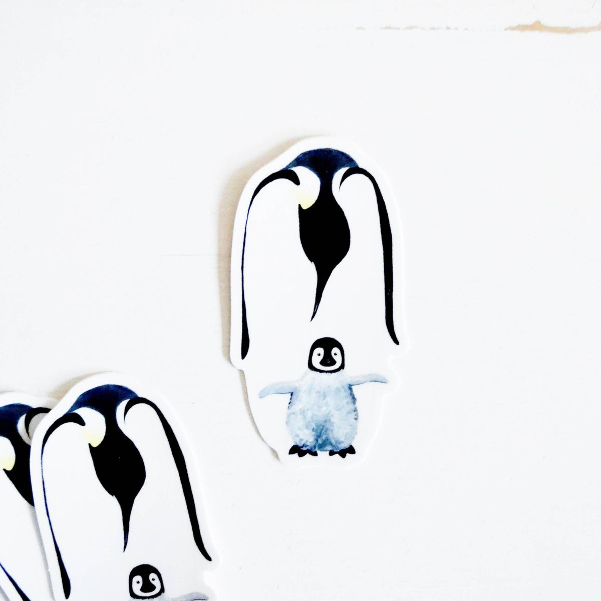 Sticker - Penguin and Chick - Gift & Gather